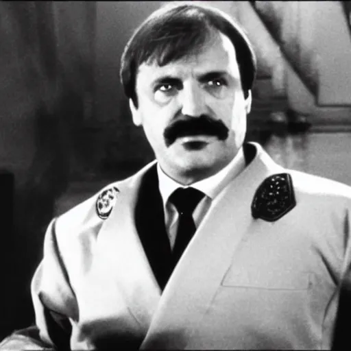 Prompt: Alexander Lukashenko in Scarface, cinematic still