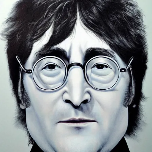 Image similar to John Lennon, hyper realistic, HD, HQ, photo realistic