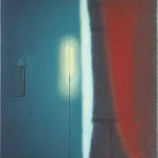 Image similar to the abstract painting'void whimsy ', by caspar david friedrich!!!, by rothko!!!