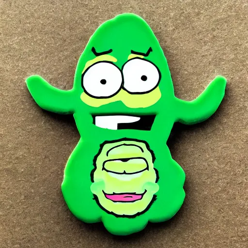 Image similar to pickle rick