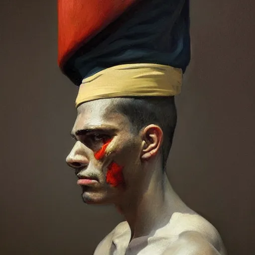 Prompt: a stunning and noble highly detailed portrait of a cuban warrior by josep tapiro baro and edward hopper, trending on artstation, oil painting masterpiece, symmetry, mysterious, very very very aesthetic
