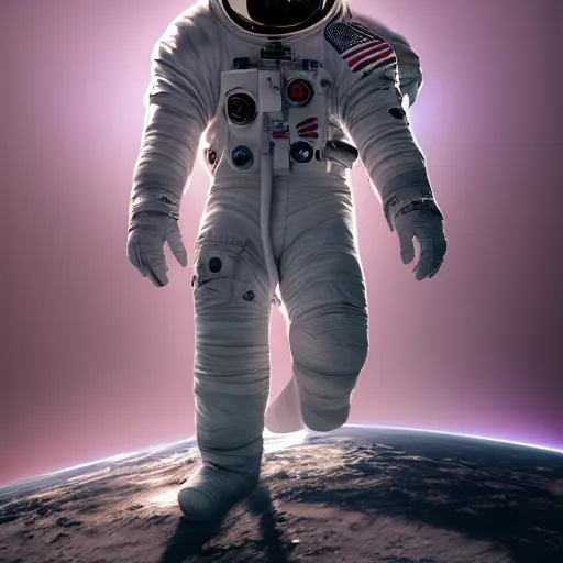 Image similar to full body portrait, astronaut octane render, 1 6 k