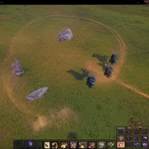 Image similar to rimworld, cinematic, hyperreal, exciting, god rays