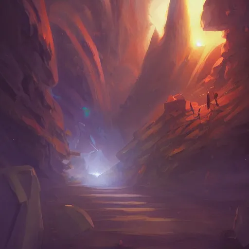 Image similar to the laws of physics break down and there only an infinite present, in which all points in time are equally real. beautiful andreas rocha illustration trending on artstation