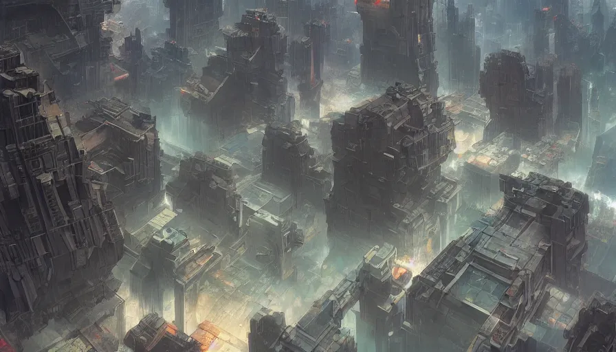 Image similar to supernova, neo brutalism city in space, minimalistic, graphic shapes, painted by ruan jia, raymond swanland, lawrence alma tadema, zdzislaw beksinski, norman rockwell, jack kirby, tom lovell, alex malveda, greg staples