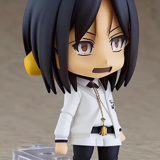 Image similar to An anime Nendoroid of Snoop Dogg, figurine, detailed product photo