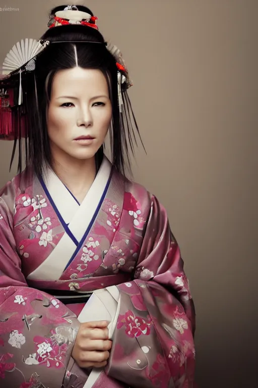 Image similar to Photo of Native Japan woman Kate Beckinsale, portrait, skilled geisha of the Japanese, realistic, detailed, Kate Beckinsale, photorealistick, Sony A7R