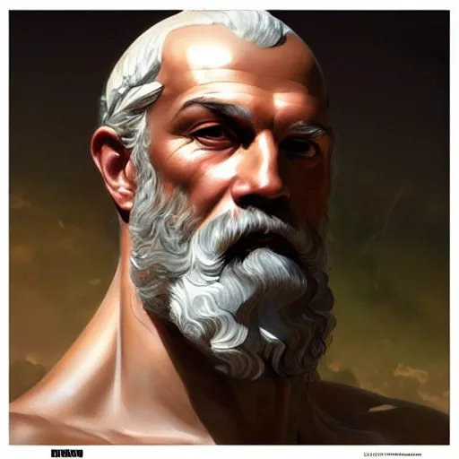 Prompt: portrait of zeus, intricate, elegant, highly detailed, digital painting, artstation, concept art, smooth, sharp focus, illustration, art by artgerm and greg rutkowski and alphonse mucha