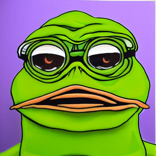 Image similar to portrait of a rare pepe