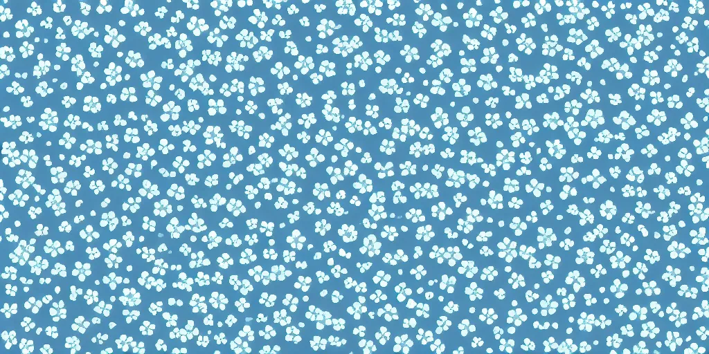 Prompt: minimalistic wallpaper of light blue flowers, minimalistic style
