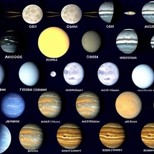 Image similar to a 7 2 different sizes and separate moons in the skies of an alien planet