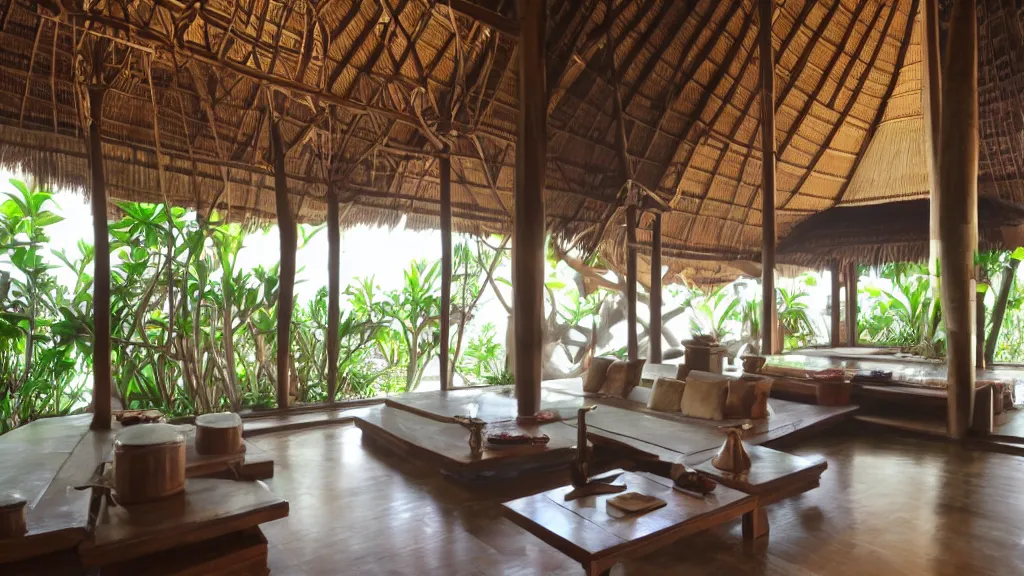 Image similar to bali interior indoor architecture