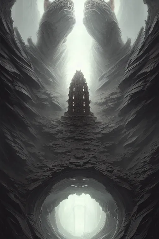 Prompt: professional concept art of a symmetrical fractal ominous floating doge terrifying giant thing in a dark room by artgerm and greg rutkowski ( thin white border ). an intricate, elegant, highly detailed digital painting, concept art, smooth, sharp focus, illustration, in the style of cam sykes, wayne barlowe, igor kieryluk.