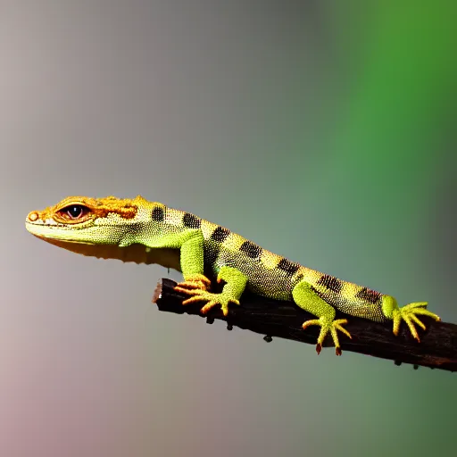 Prompt: cute angry baby lizard gecko, photo realistic, cinematic, 4 k