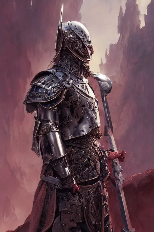 Prompt: portrait of antonio banderas in armor as holy paladin, fantasy, dnd, intricate, highly detailed, smooth, artstation, digital illustration by Ruan Jia and Mandy Jurgens and Artgerm and Wayne Barlowe and Greg Rutkowski and Zdislav Beksinski