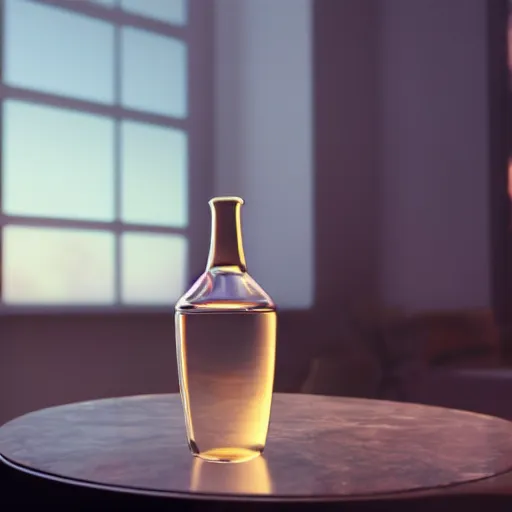 Image similar to a magical bottle, octane render, 4k, beautiful, cinematic