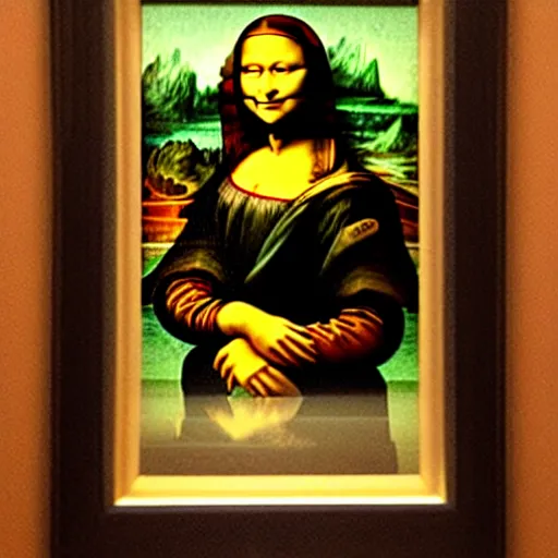 Image similar to upside down mona lisa