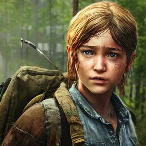 Image similar to ellen paige as ellie in the last of us