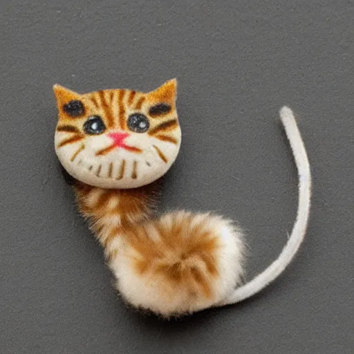 Image similar to A small miniature of a cat toy
