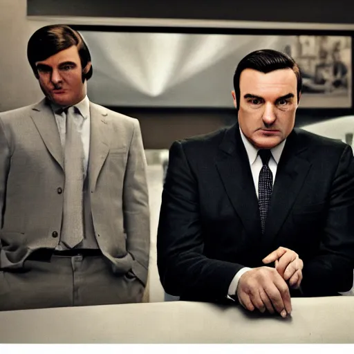 Prompt: Kevin O'Leary in Madmen