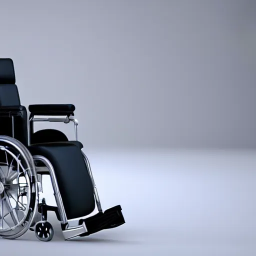 Image similar to a 3d render of a wheelchair of the future, ultra detailed, realism, 8k, octane render, unreal engine