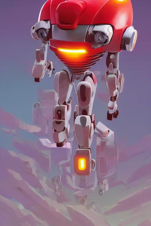 Image similar to metabots medabots medarotto medarot robot minimalist comics helmet mask neon cybereye, behance hd by jesper ejsing, by rhads, makoto shinkai and lois van baarle, ilya kuvshinov, rossdraws global illumination ray tracing hdr radiating a glowing aura