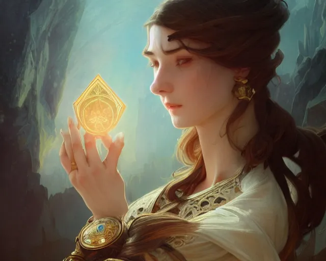 Image similar to photography of ben nicholson, deep focus, d & d, fantasy, intricate, elegant, highly detailed, digital painting, artstation, concept art, matte, sharp focus, illustration, hearthstone, art by artgerm and greg rutkowski and alphonse mucha