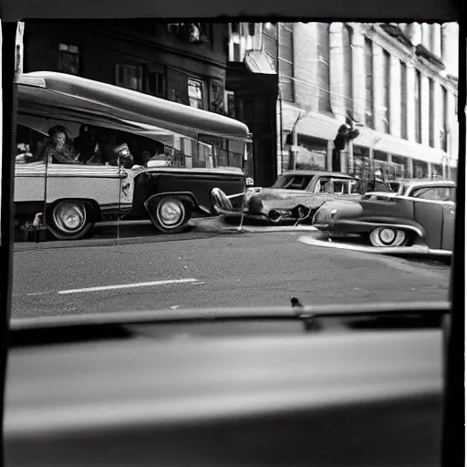 Image similar to a real photo example of vivian maier's work, ultra detailed