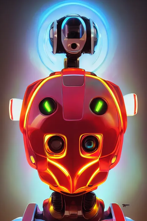 Image similar to metabots medabots medarotto medarot robot minimalist comics helmet mask neon cybereye, behance hd by jesper ejsing, by rhads, makoto shinkai and lois van baarle, ilya kuvshinov, rossdraws global illumination ray tracing hdr radiating a glowing aura