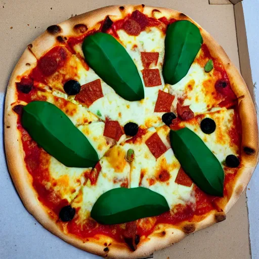 Image similar to pizza with nopal