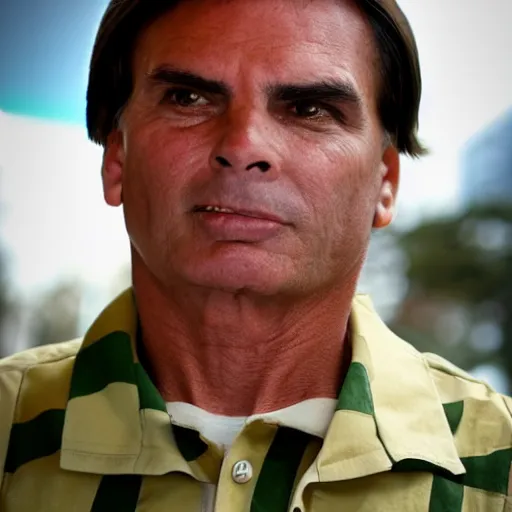 Image similar to Jair Bolsonaro evil 50mm portrait