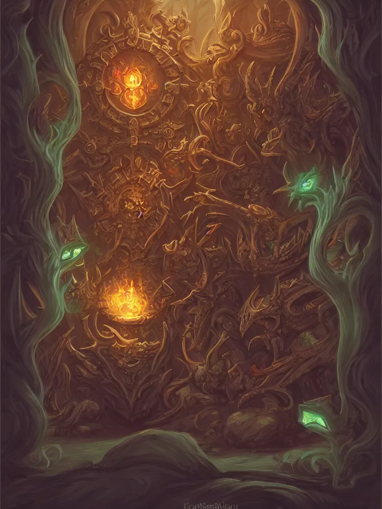 Image similar to evil book decorative border frame, d & d, fantasy, intricate, elegant, highly detailed, digital painting, artstation, illustration, hearthstone