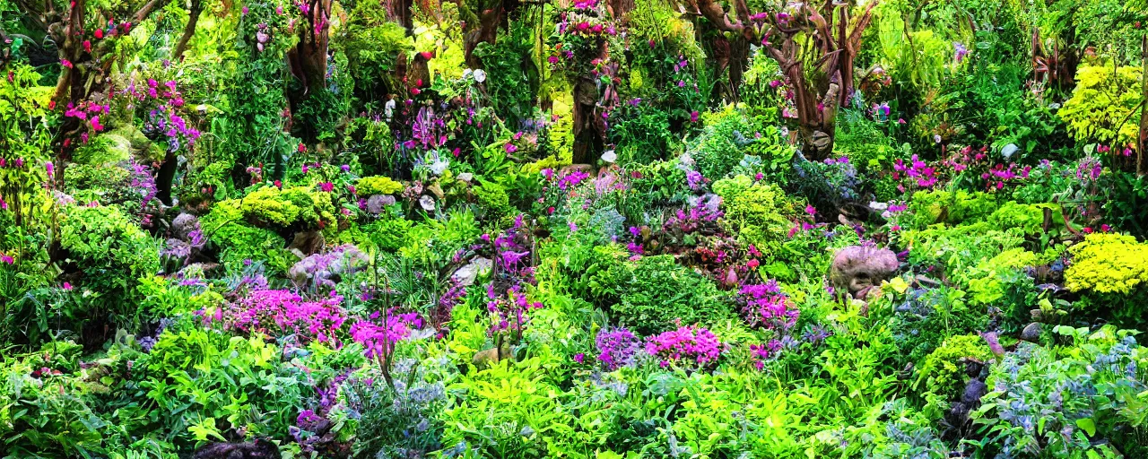 Image similar to enchanted garden