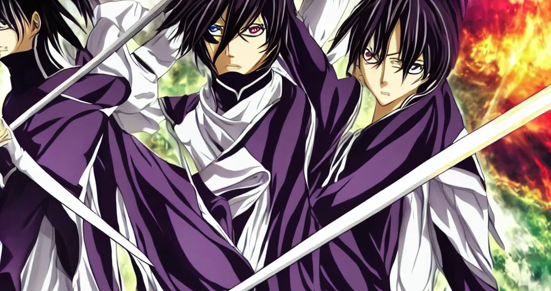 Prompt: Lelouch Lamperouge\'s Bankai