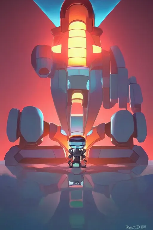 Image similar to metabots medabots medarotto medarot robot minimalist comics, behance hd by jesper ejsing, by rhads, makoto shinkai and lois van baarle, ilya kuvshinov, rossdraws global illumination ray tracing hdr radiating a glowing aura