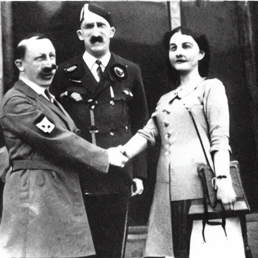 Prompt: hitler being accepted into art school, photo