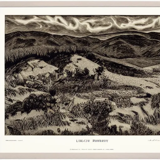 Image similar to lithographic print