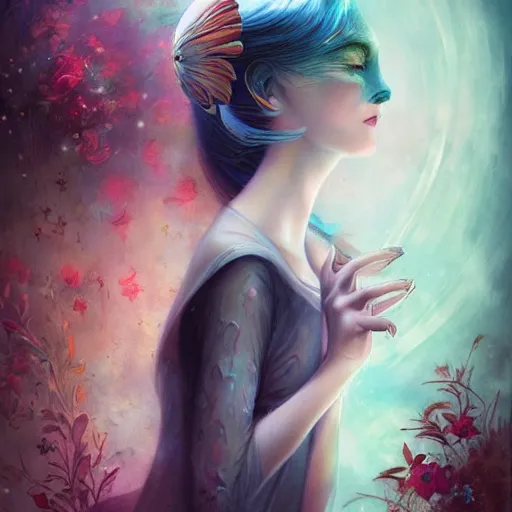 Image similar to photo of young woman by anna dittmann