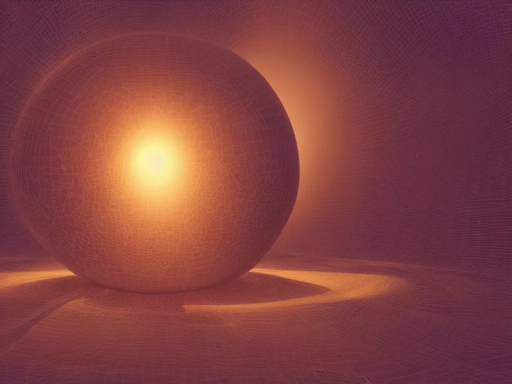 Image similar to 3 d render, sunlight study, the universe is a spheroid region 7 0 5 meters in diameter, art nouveau, by martin johnson heade and ( ( ( ( ( lisa frank ) ) ) ) ), 8 k, sharp focus, octane render