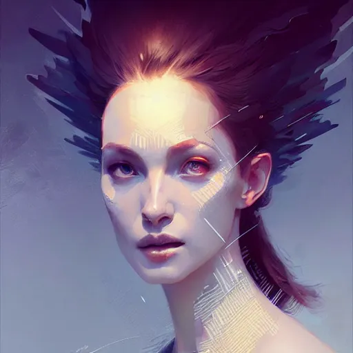 Prompt: wise and very beautiful computational linguists, art by greg rutkowski, intricate, elegant, highly detailed, smooth, sharp focus, artstation