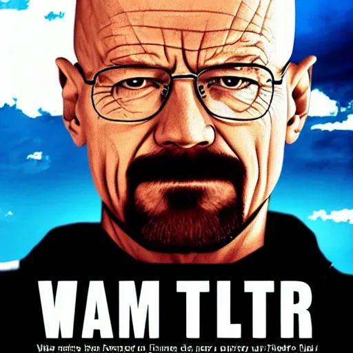 Image similar to walter white in egypt epic