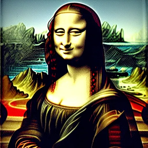 Image similar to the mona lisa by godmachine