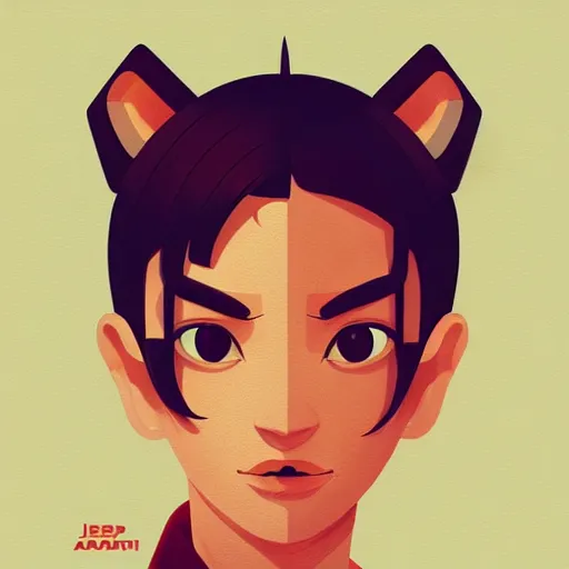 Image similar to face icon stylized minimalist atari, loftis, cory behance hd by jesper ejsing, by rhads, makoto shinkai and lois van baarle, ilya kuvshinov, rossdraws global illumination