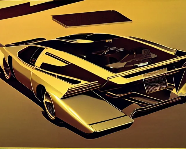 Image similar to syd mead