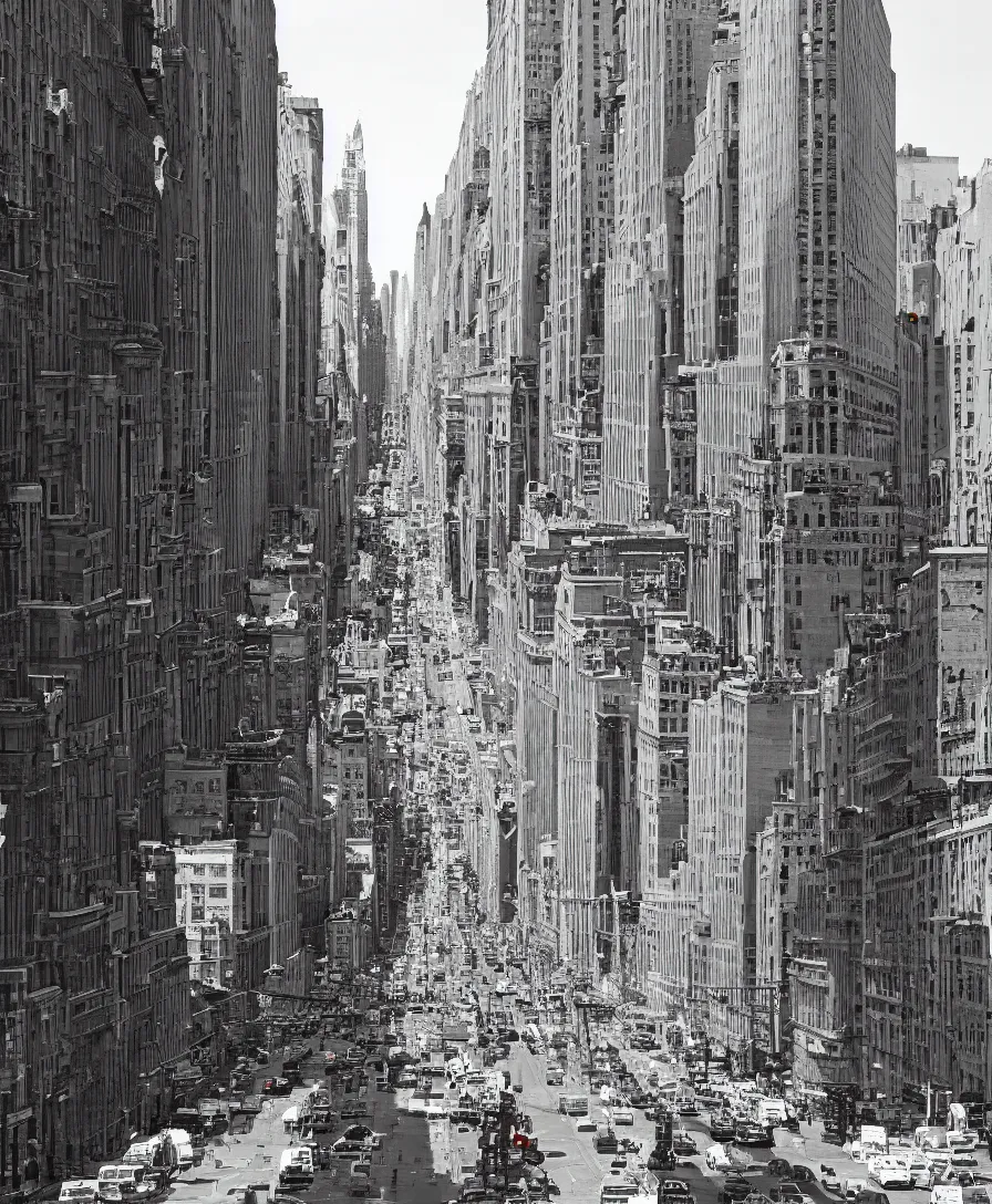 Image similar to constructivism streetview sun people street busy new york