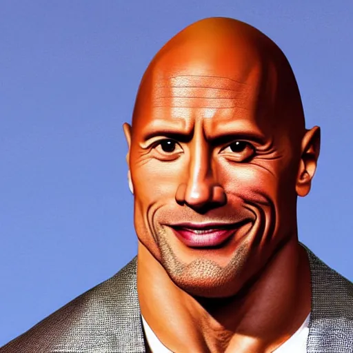 Image similar to dwayne johnson as spiderman