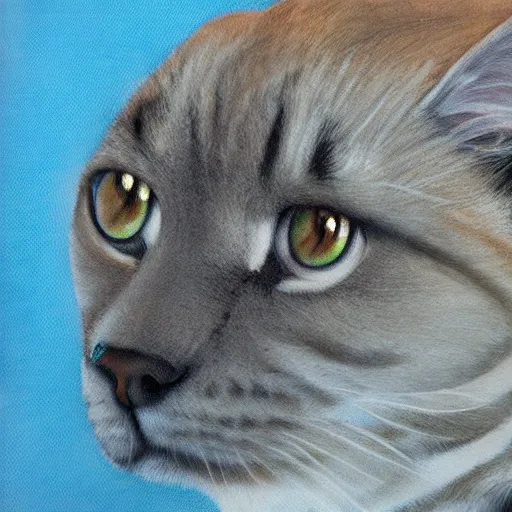 Prompt: photo realistic, high detail portrait of gumball