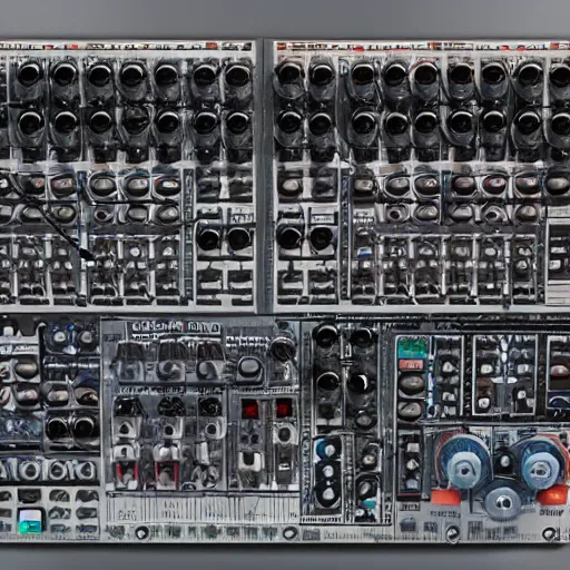 Image similar to intellijel eurorack module, product photo, realistic