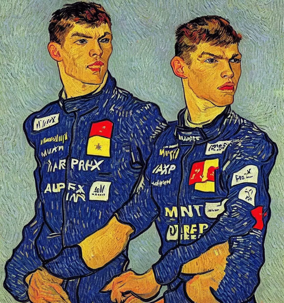 A high detailed portrait of portrait of Max Verstappen | Stable ...