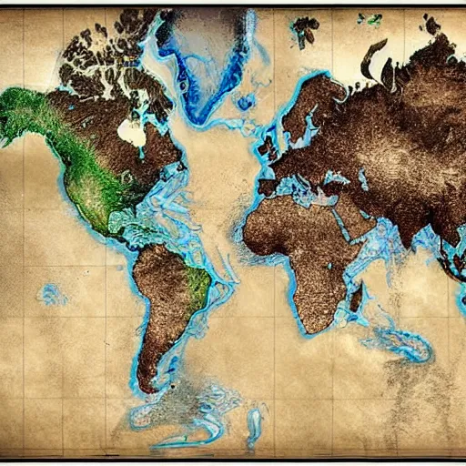 Image similar to fantasy water map